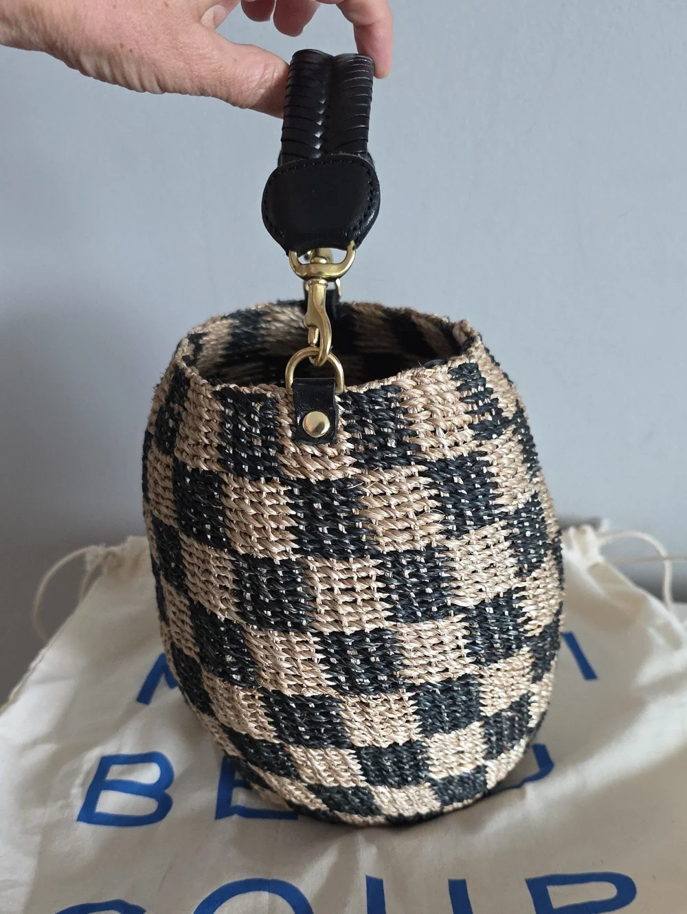 Clare V. Pot De Miel Checkered Bag - Picture 4 of 10